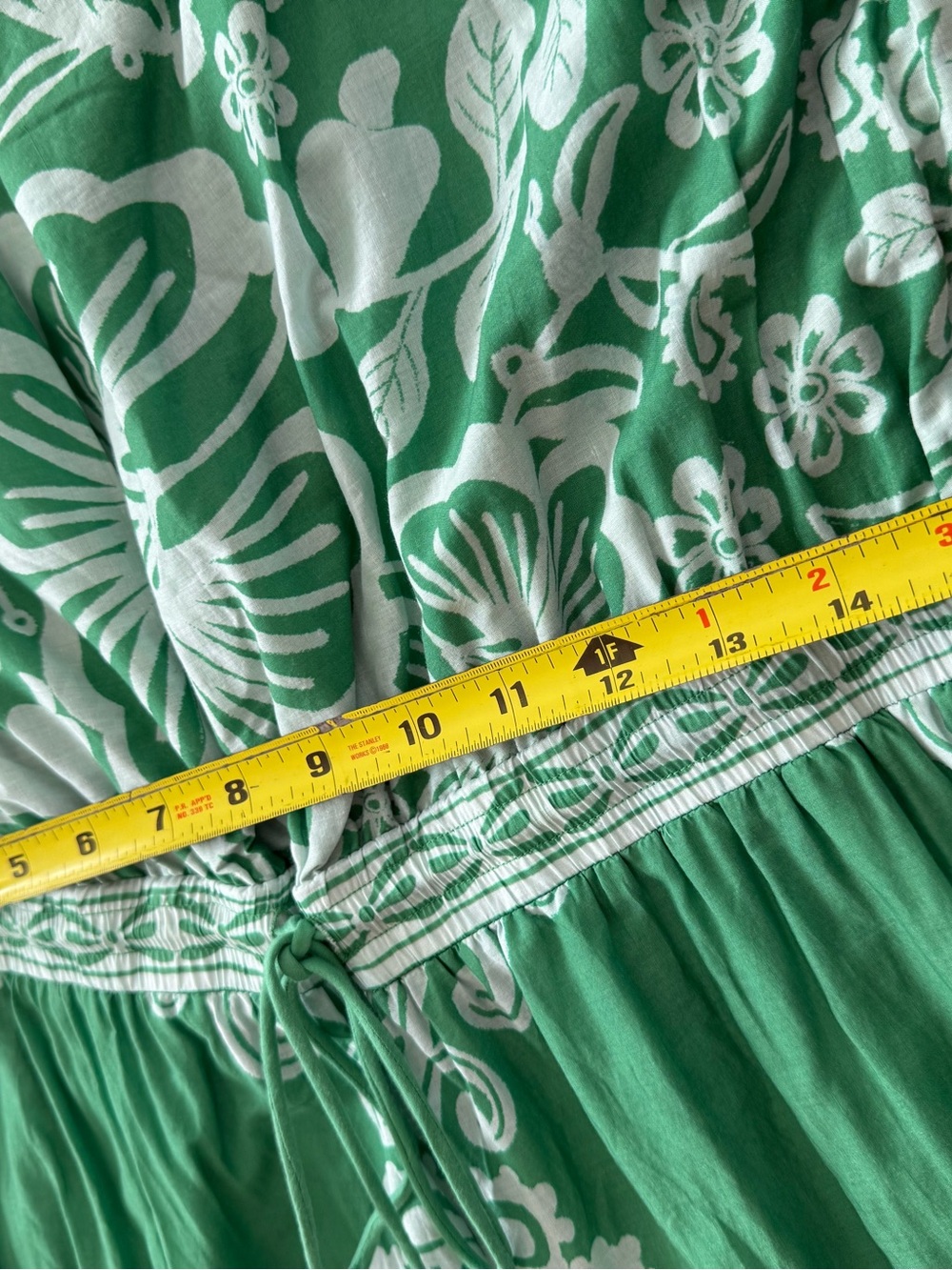 FARM RIO BRAND GREEN ONE-SHOULDER FLORAL MAXI DRESS XL - Picture 15 of 16